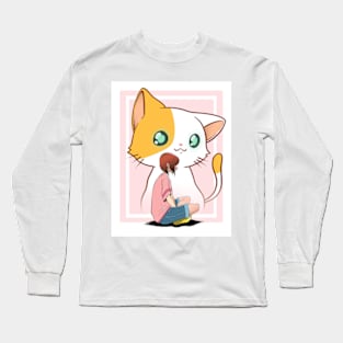 Kitty girl Long Sleeve T-Shirt